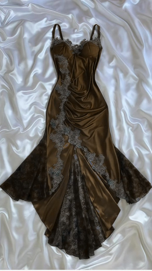 👑 Elegant Midnight Blue Prom Dress for Vegas Pool Party Party🌟 Delicat – Wchecalino